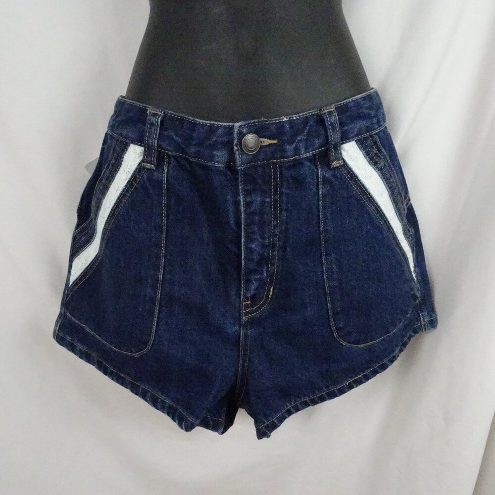 Free People Dark Denim Jean Shorts Size 31